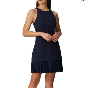 Cinq a Sept Navy Dress Worn